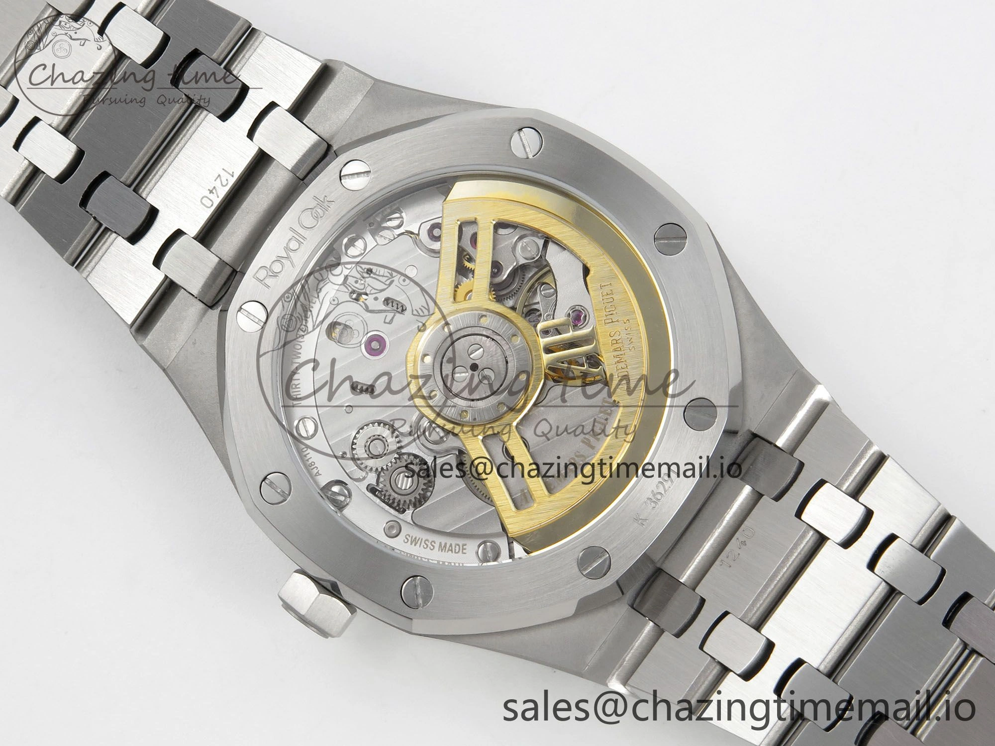 Royal Oak 41mm 15500 KAWS SS IPF 1:1 Best Edition XX Dial on SS Bracelet SA4302 Super Clone Modern 4230