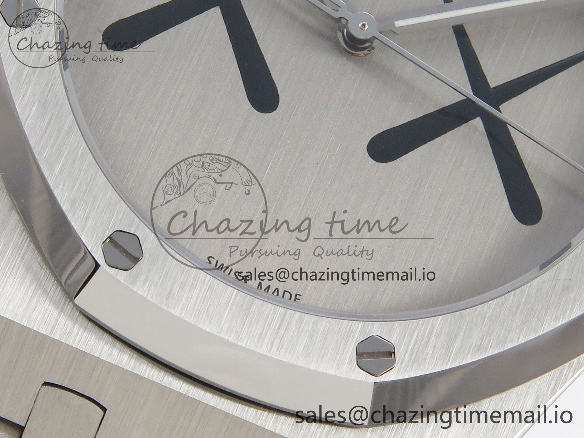 Royal Oak 41mm 15500 KAWS SS IPF 1:1 Best Edition XX Dial on SS Bracelet SA4302 Super Clone Modern 4230