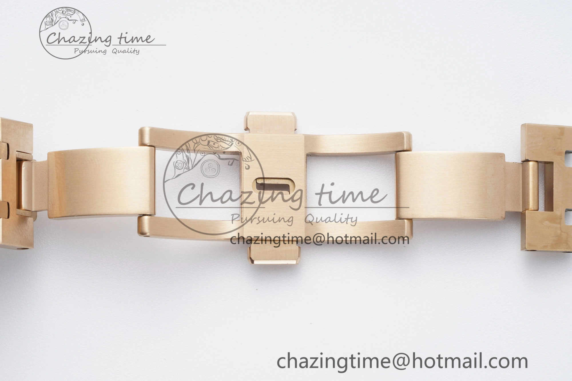 FlexibleFit Royal Oak 41mm 15500 RG APSF 1:1 Best Edition Black Textured Dial on RG Bracelet A4302 Super Clone 4740