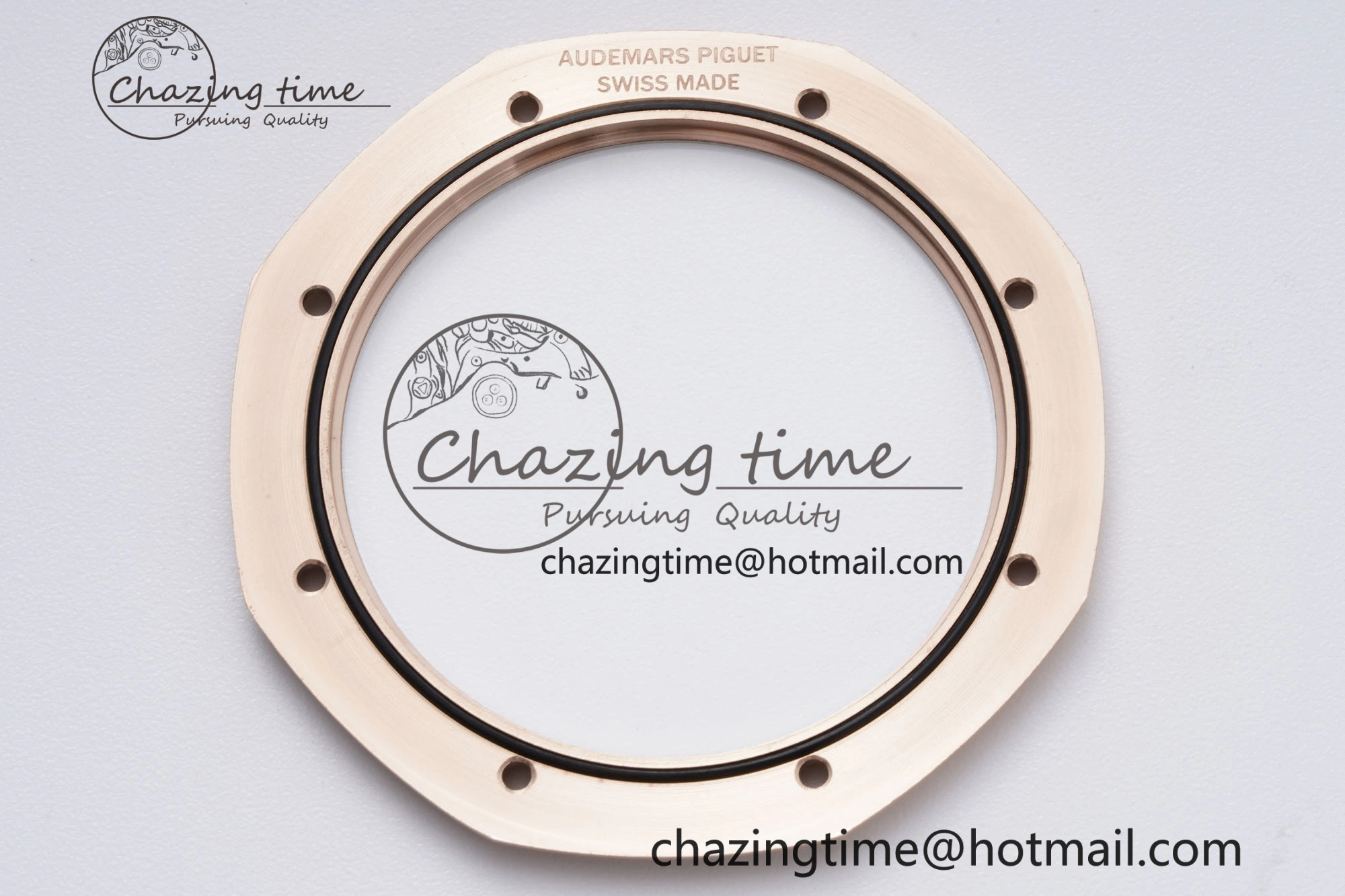 Royal Oak 41mm 15500 RG BF 1:1 Best Edition Black Textured Dial on SS Bracelet A ModernLook 4606