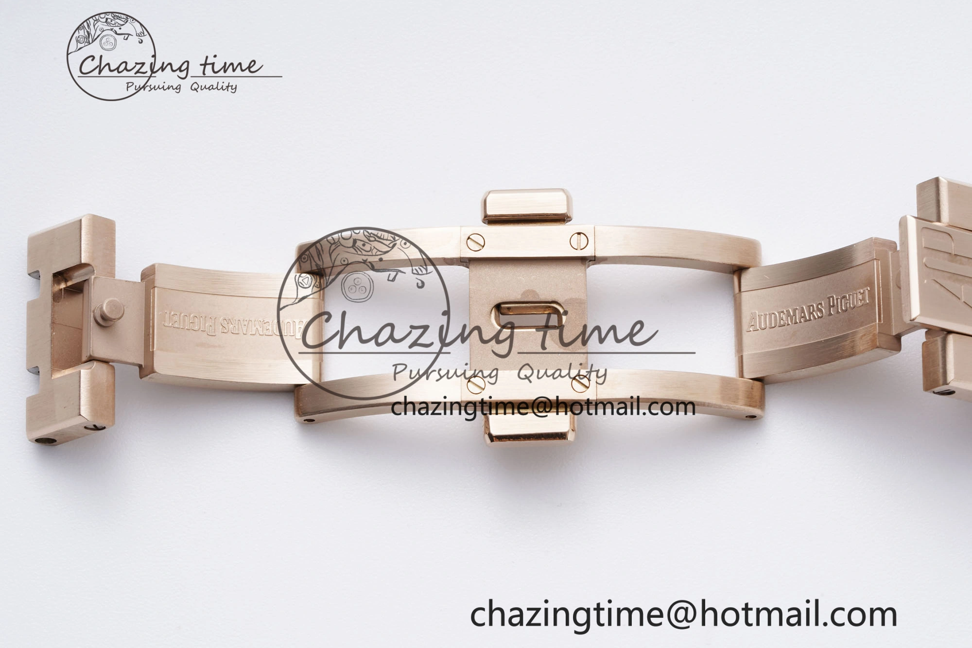 Royal Oak 41mm 15500 RG BF 1:1 Best Edition Blue Textured Dial on SS Bracelet A BestValue 4608