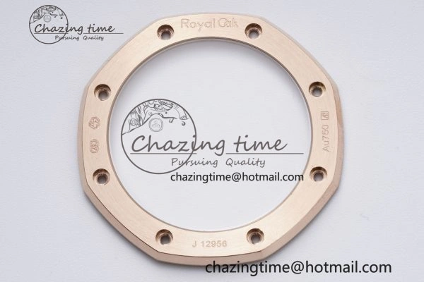 Royal Oak 41mm 15500 RG BF 1:1 Best Edition Blue Textured Dial on SS Bracelet A BestValue 4608