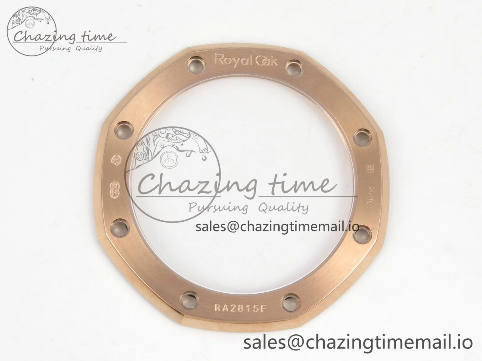 Royal Oak 41mm 15500 RG RSF 1:1 Best Edition Black Dial on Blue leather strap SA4302 Super Clone HighPerformance 4207