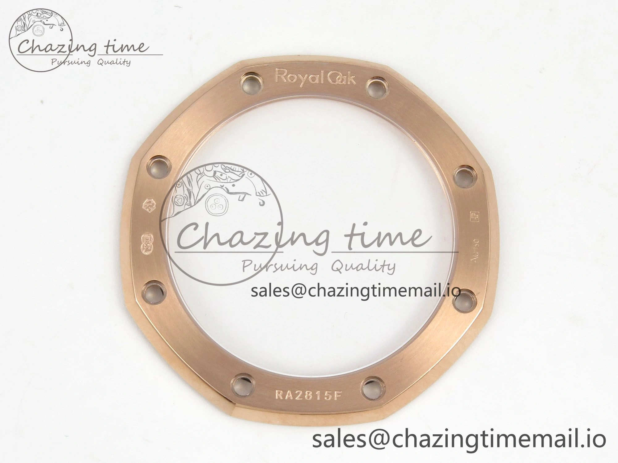 Royal Oak 41mm 15500 RG RSF 1:1 Best Edition Black Dial on Blue leather strap SA4302 Super Clone HighPerformance 4207