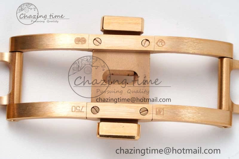Royal Oak 41mm 15500 RG ZF 1:1 Best Edition White Textured Dial on RG Bracelet A4302 V Supportive 4771