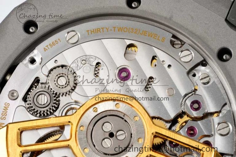 Royal Oak 41mm 15500 SS APSF 1:1 Best Edition Blue Textured Dial on SS Bracelet A4302 Super Clone DailyWear 4749