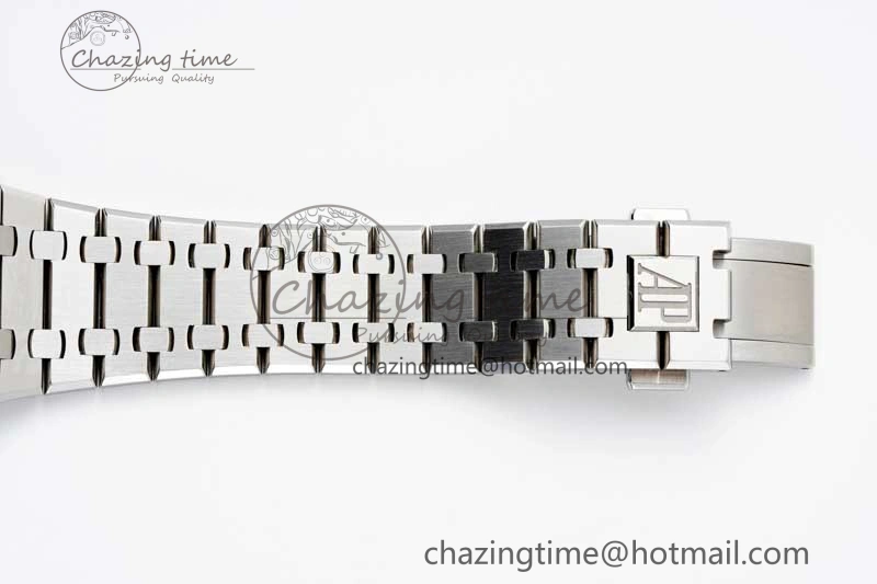 GoodFit Royal Oak 41mm 15500 SS APSF 1:1 Best Edition Gray Textured Dial on SS Bracelet A4302 Super Clone 4747