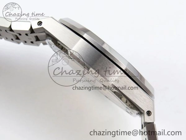 TimelessDesign Royal Oak 41mm 15500 SS APSF 1:1 Best Edition Green Textured Dial on SS Bracelet SA4302 Super Clone 4418