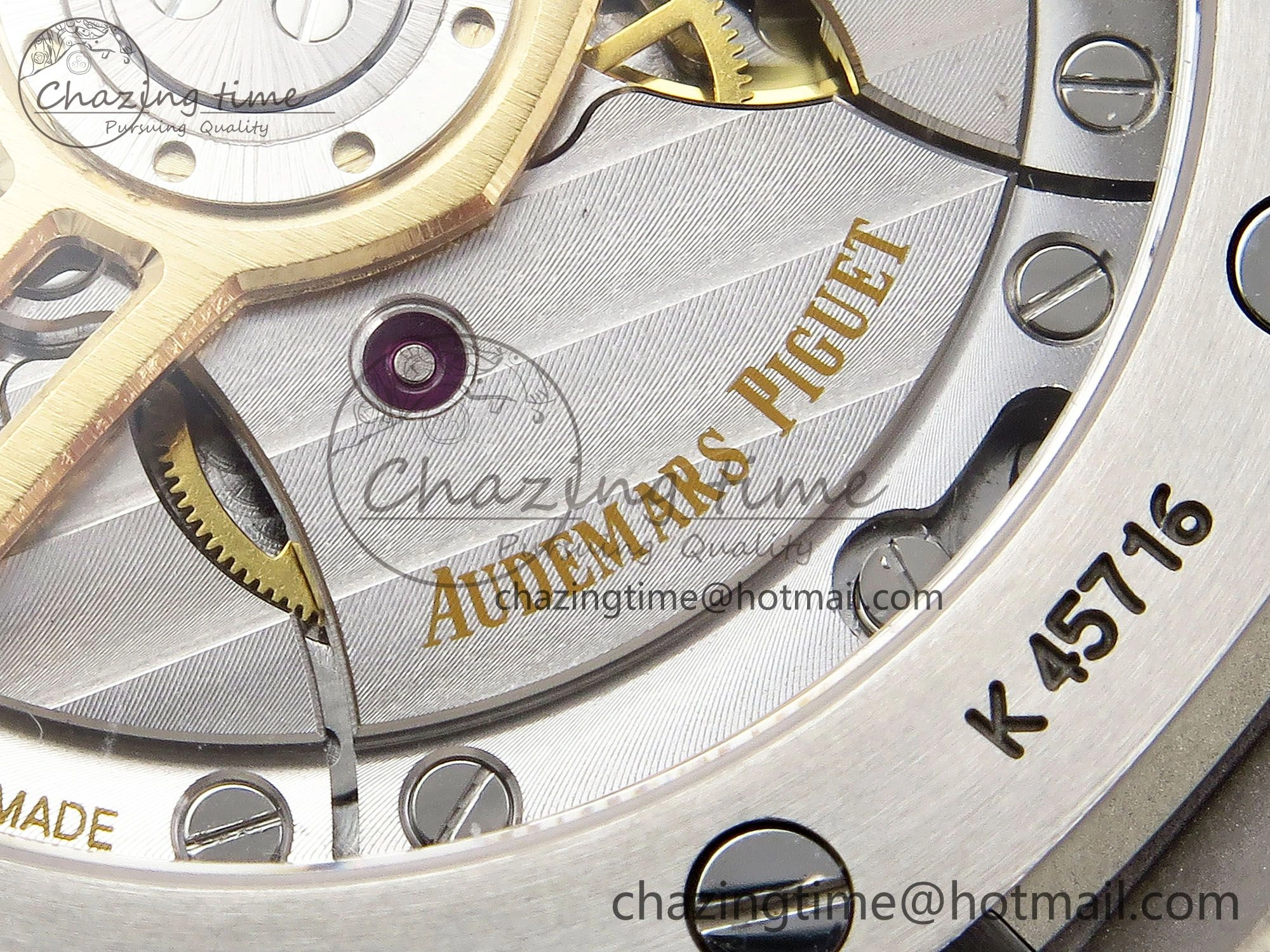 TimelessDesign Royal Oak 41mm 15500 SS APSF 1:1 Best Edition Green Textured Dial on SS Bracelet SA4302 Super Clone 4418