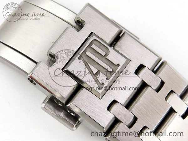TimelessDesign Royal Oak 41mm 15500 SS APSF 1:1 Best Edition Green Textured Dial on SS Bracelet SA4302 Super Clone 4418