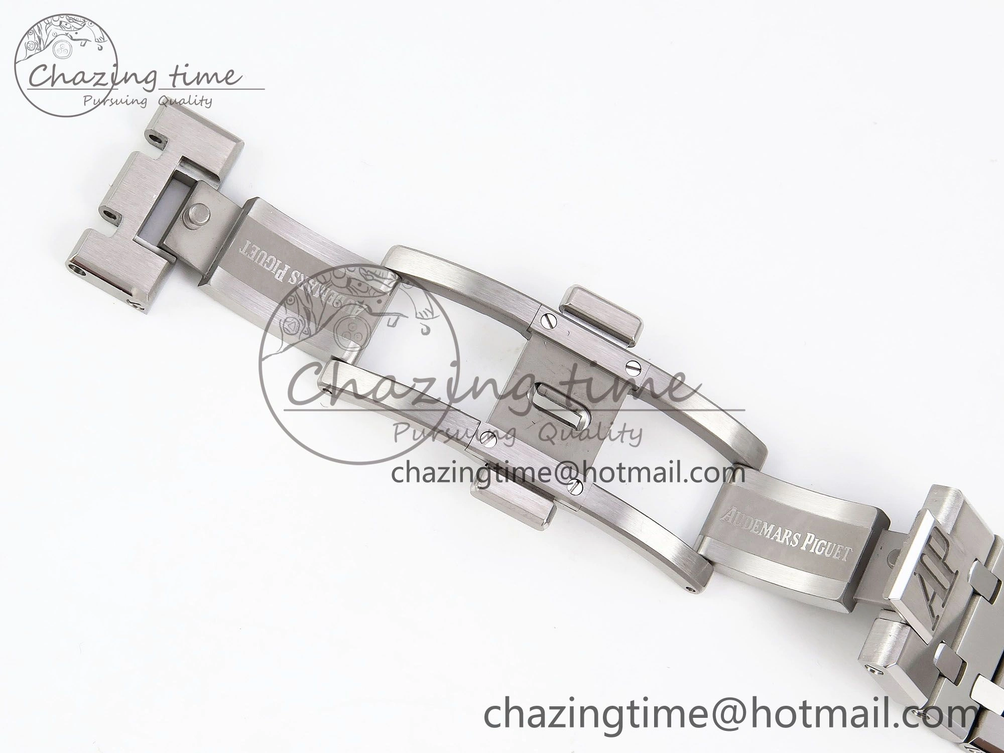 TimelessDesign Royal Oak 41mm 15500 SS APSF 1:1 Best Edition Green Textured Dial on SS Bracelet SA4302 Super Clone 4418