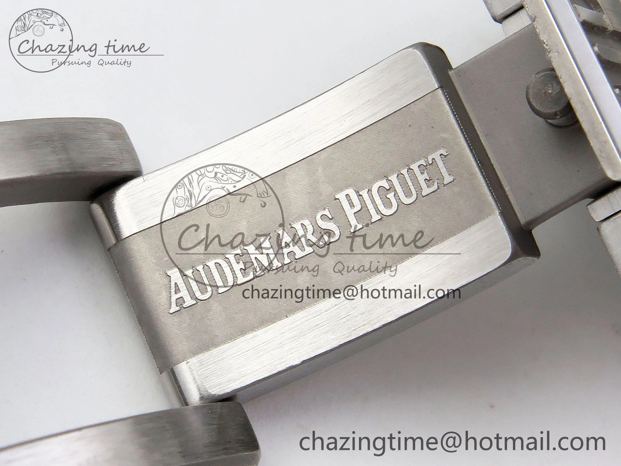 TimelessDesign Royal Oak 41mm 15500 SS APSF 1:1 Best Edition Green Textured Dial on SS Bracelet SA4302 Super Clone 4418