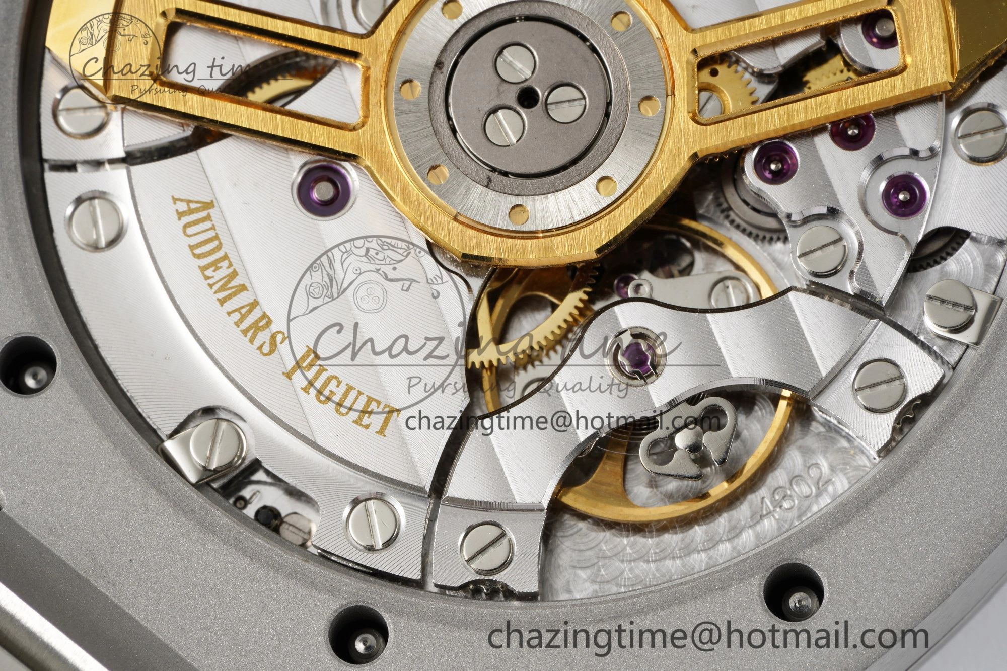 Breathable Royal Oak 41mm 15500 SS APSF 1:1 Best Edition White Textured Dial on SS Bracelet A4302 Super Clone 4735