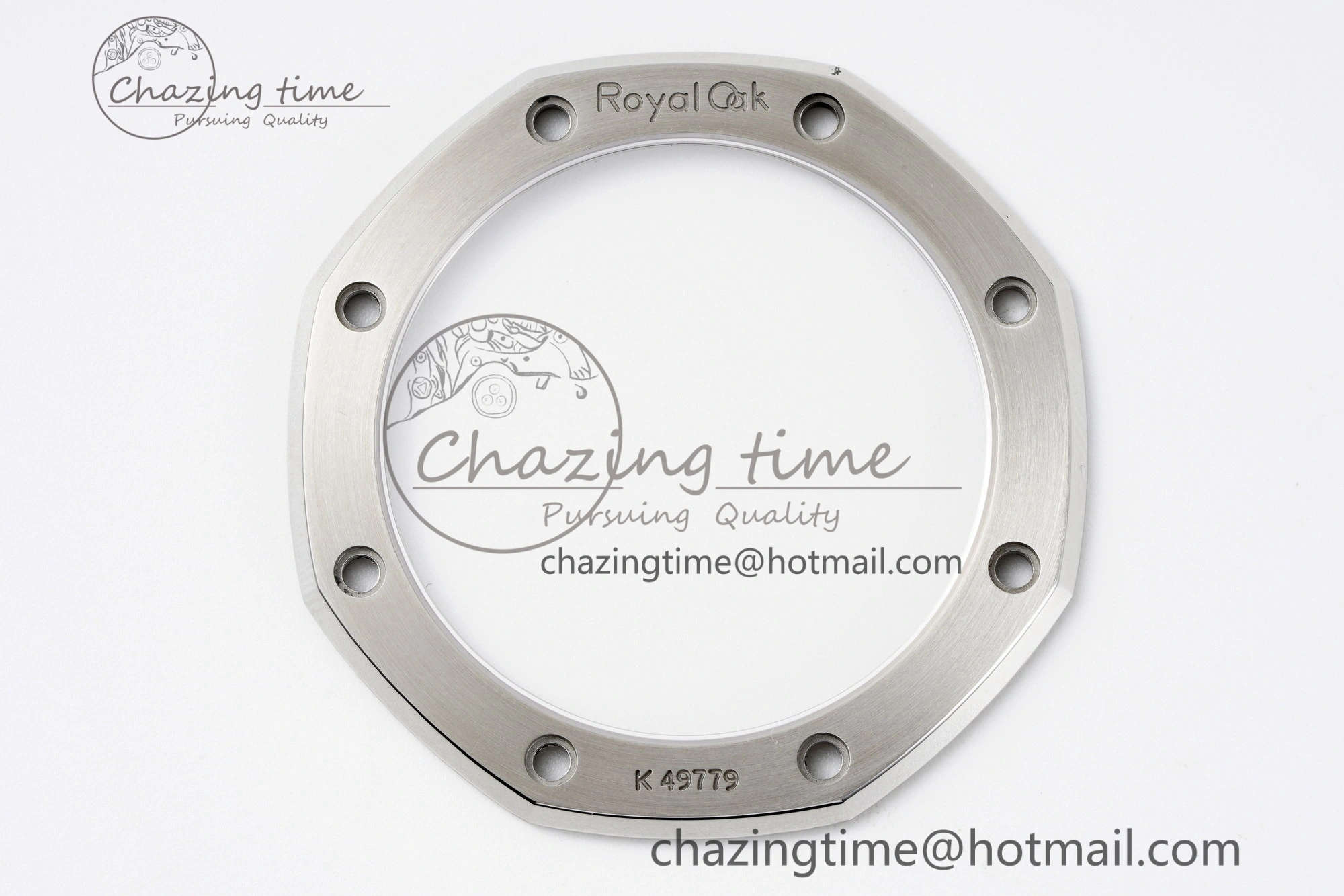 Breathable Royal Oak 41mm 15500 SS APSF 1:1 Best Edition White Textured Dial on SS Bracelet A4302 Super Clone 4735