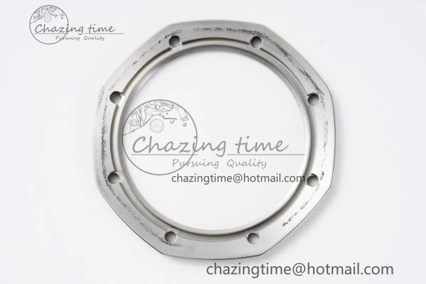 Breathable Royal Oak 41mm 15500 SS APSF 1:1 Best Edition White Textured Dial on SS Bracelet A4302 Super Clone 4735