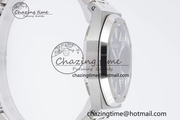 Royal Oak 41mm 15500 SS BF 1:1 Best Edition Black Textured Dial on SS Bracelet A Premium 4607