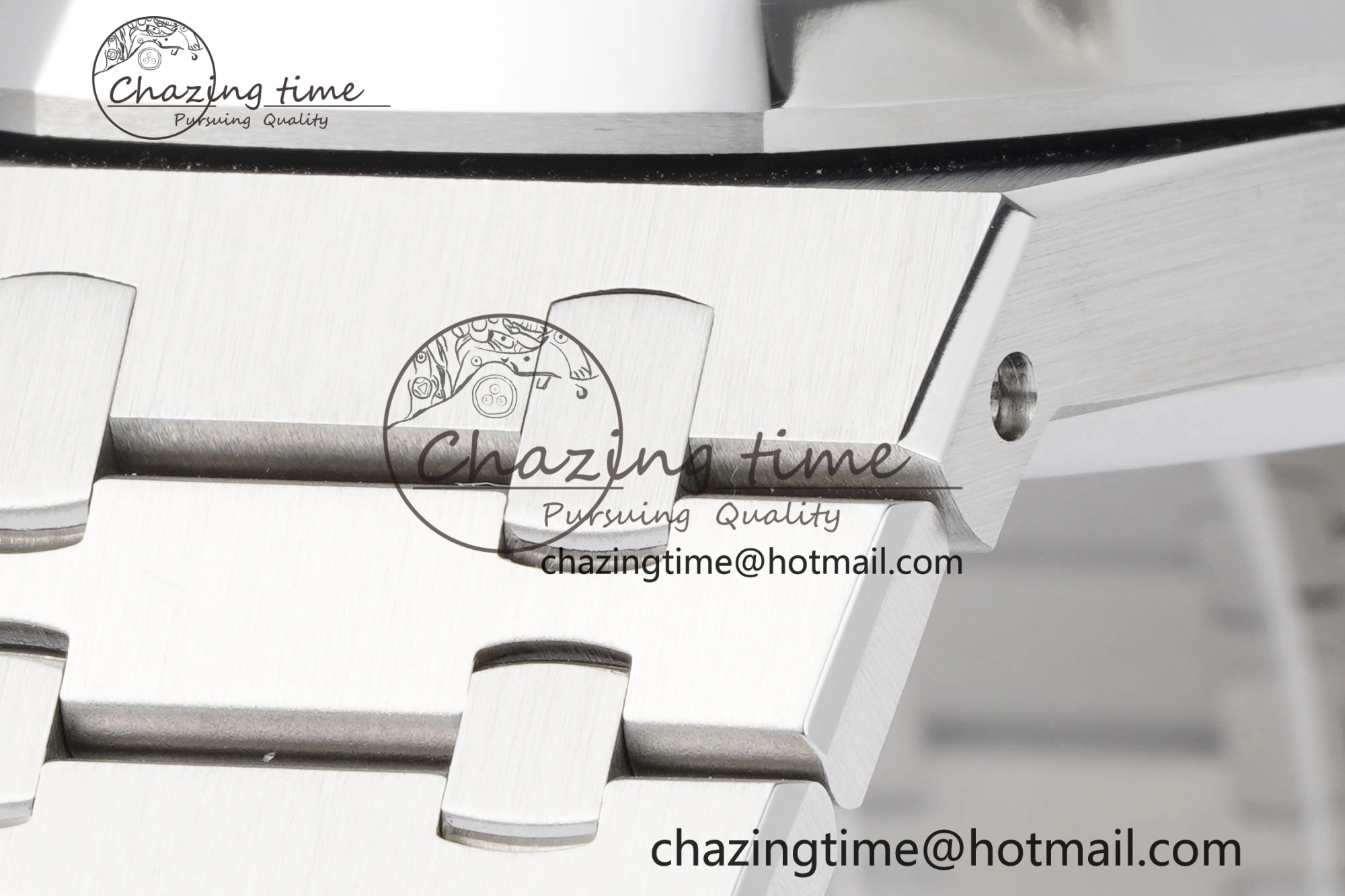 ZeroBulk Royal Oak 41mm 15500 SS BF 1:1 Best Edition Blue Textured Dial on SS Bracelet A 4602
