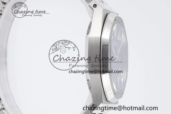 ZeroBulk Royal Oak 41mm 15500 SS BF 1:1 Best Edition Blue Textured Dial on SS Bracelet A 4602