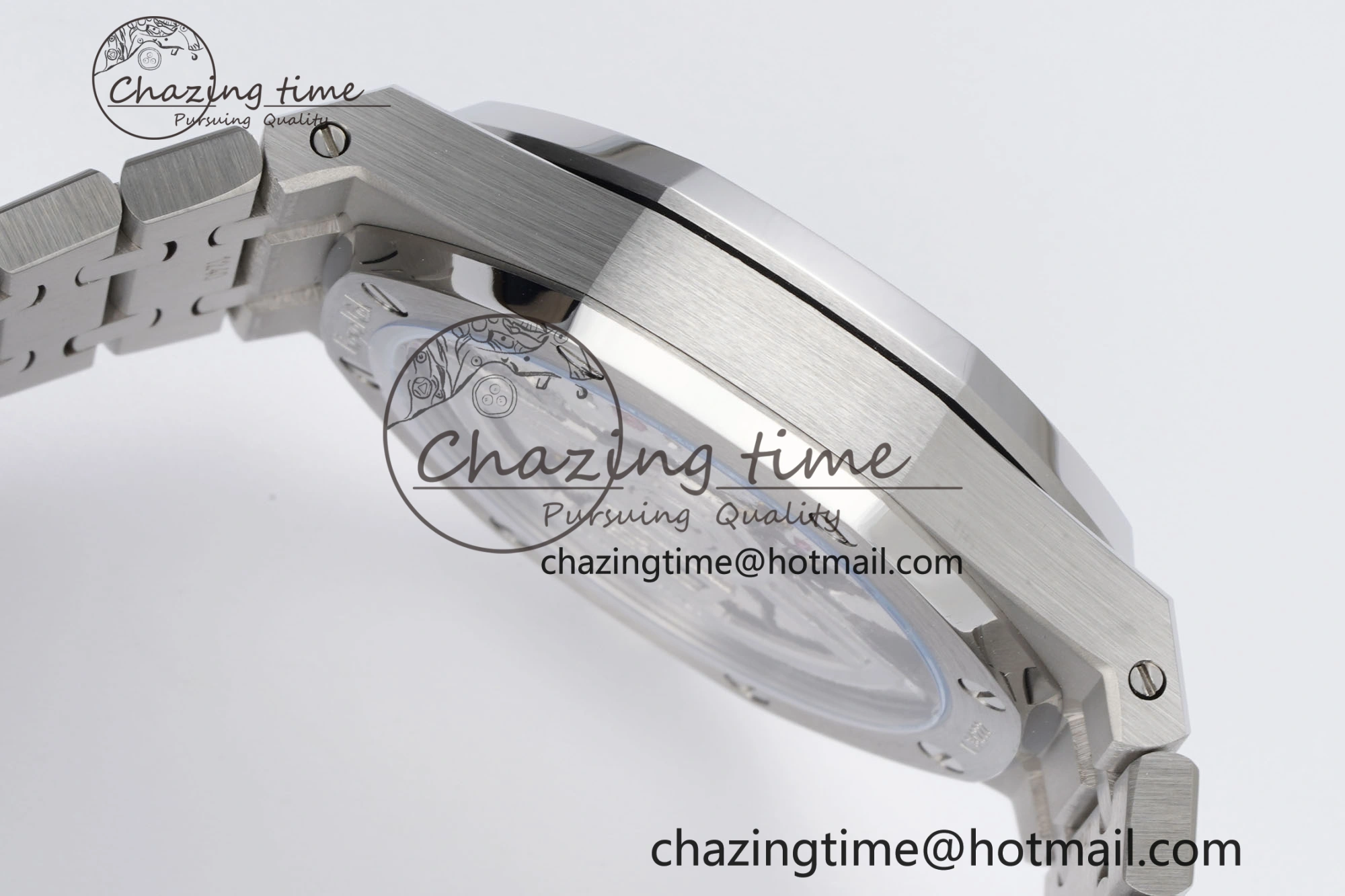 Neat Royal Oak 41mm 15500 SS BF 1:1 Best Edition Gray Textured Dial on SS Bracelet A 4603