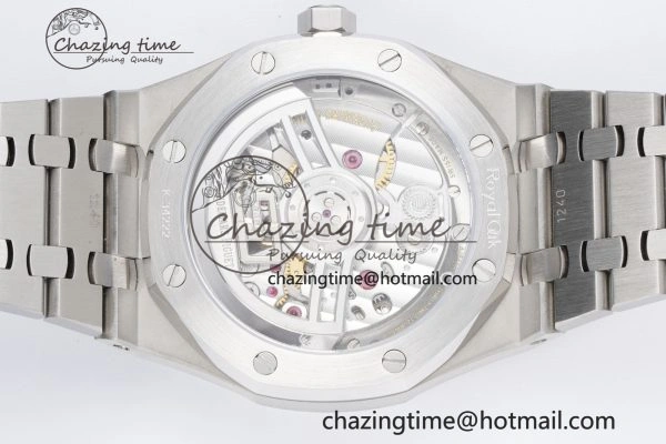 Neat Royal Oak 41mm 15500 SS BF 1:1 Best Edition Gray Textured Dial on SS Bracelet A 4603