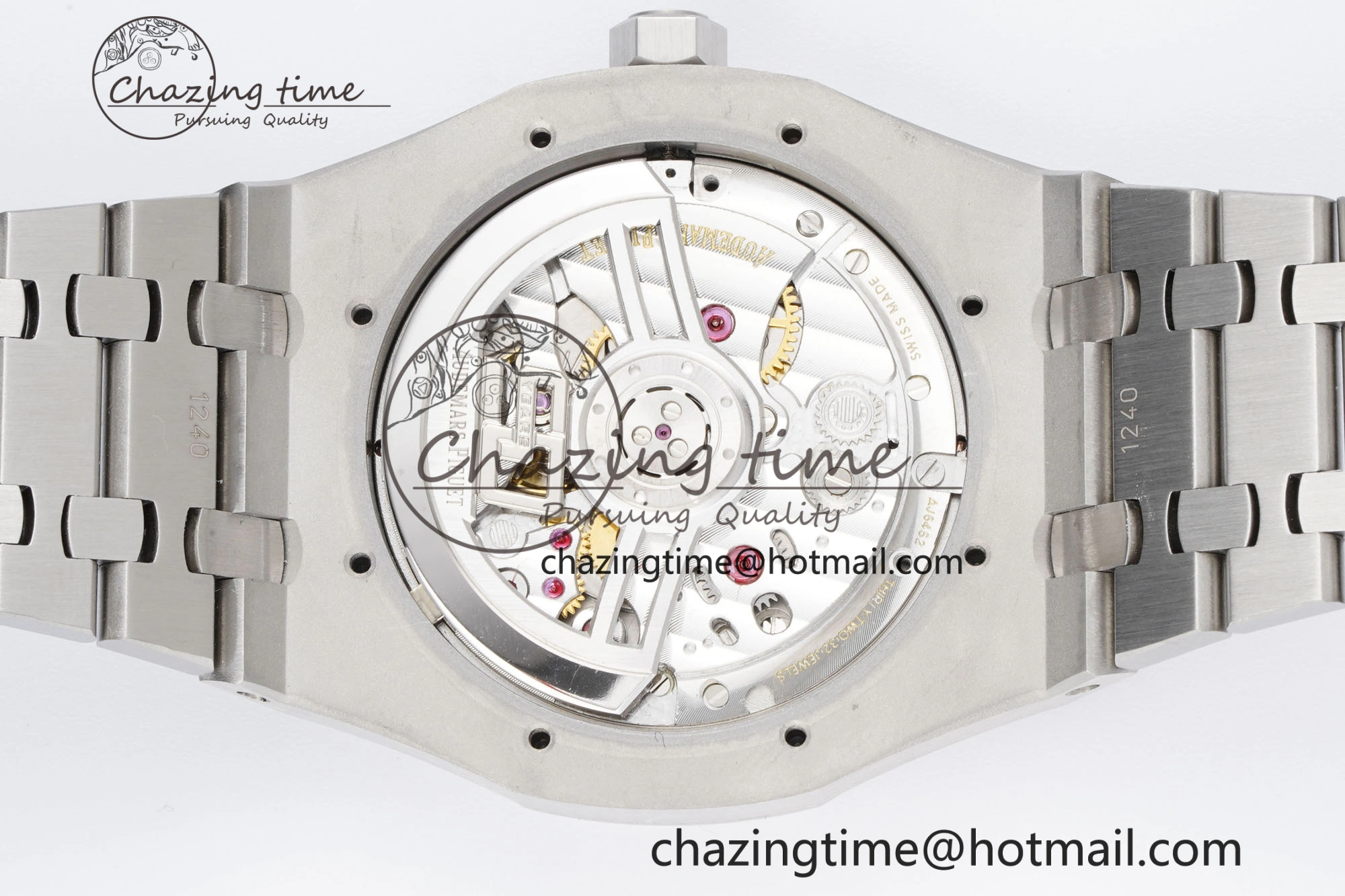 Neat Royal Oak 41mm 15500 SS BF 1:1 Best Edition Gray Textured Dial on SS Bracelet A 4603
