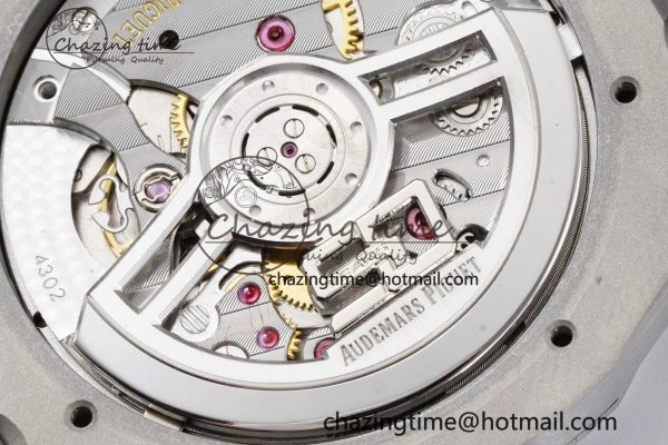 Neat Royal Oak 41mm 15500 SS BF 1:1 Best Edition Gray Textured Dial on SS Bracelet A 4603