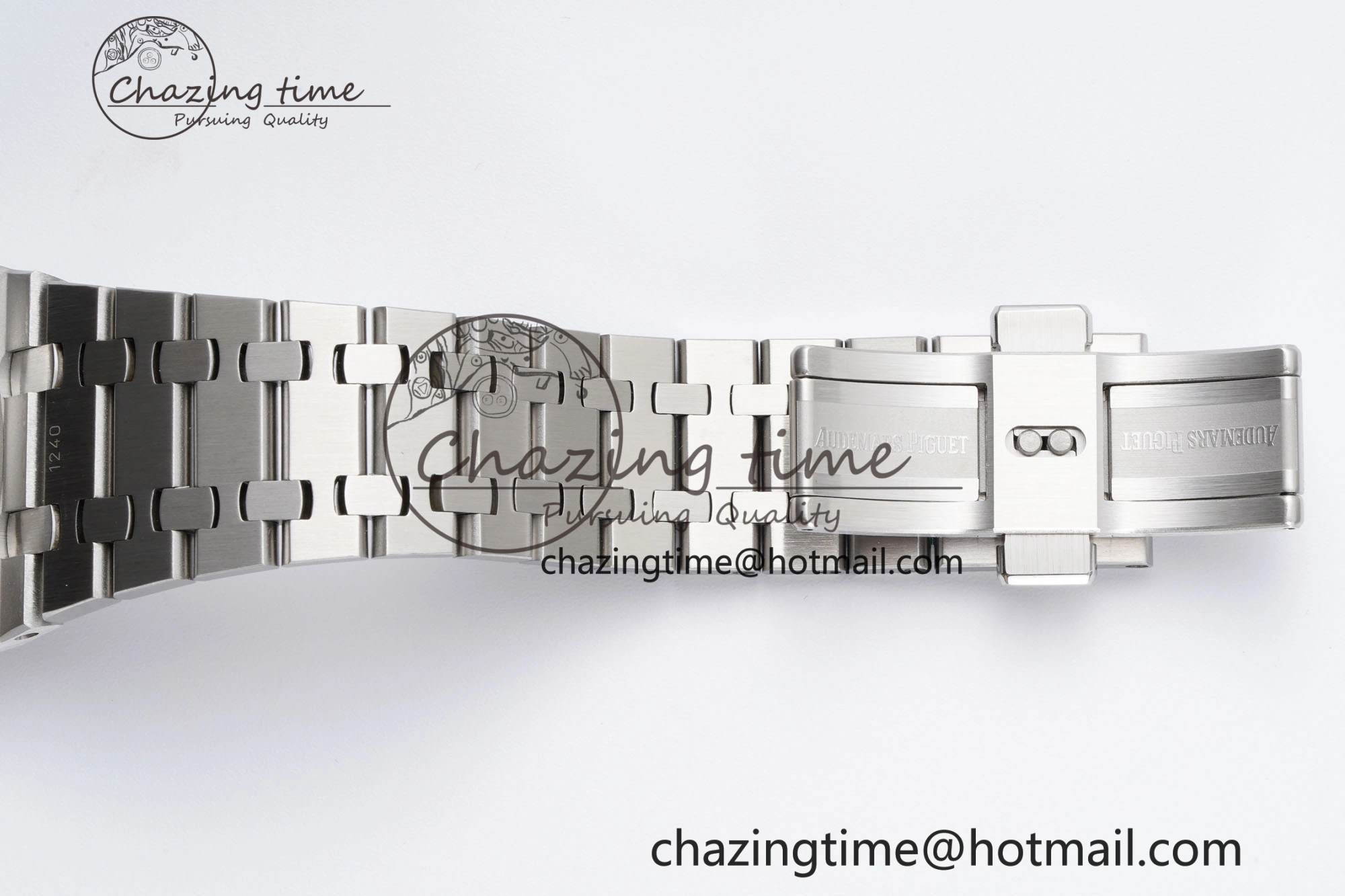 Neat Royal Oak 41mm 15500 SS BF 1:1 Best Edition Gray Textured Dial on SS Bracelet A 4603