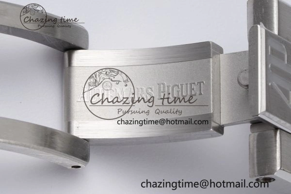 Neat Royal Oak 41mm 15500 SS BF 1:1 Best Edition Gray Textured Dial on SS Bracelet A 4603