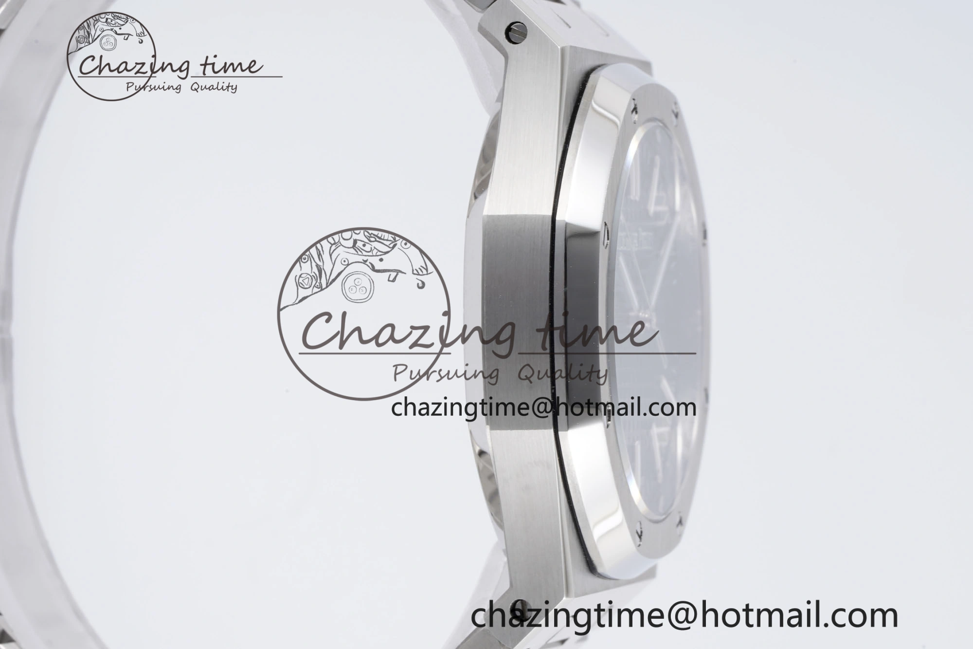 Royal Oak 41mm 15500 SS BF 1:1 Best Edition Green Textured Dial on SS Bracelet A Affordable 4604