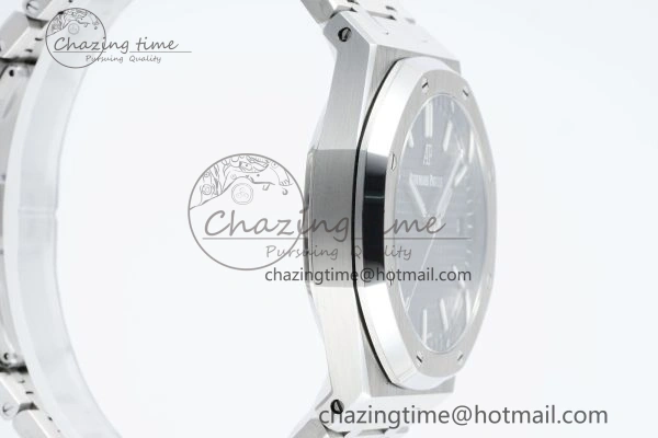 Royal Oak 41mm 15500 SS IPF 1:1 Best Edition Gray Textured Dial on SS Bracelet SA4302 Super Clone GoodFit 4690
