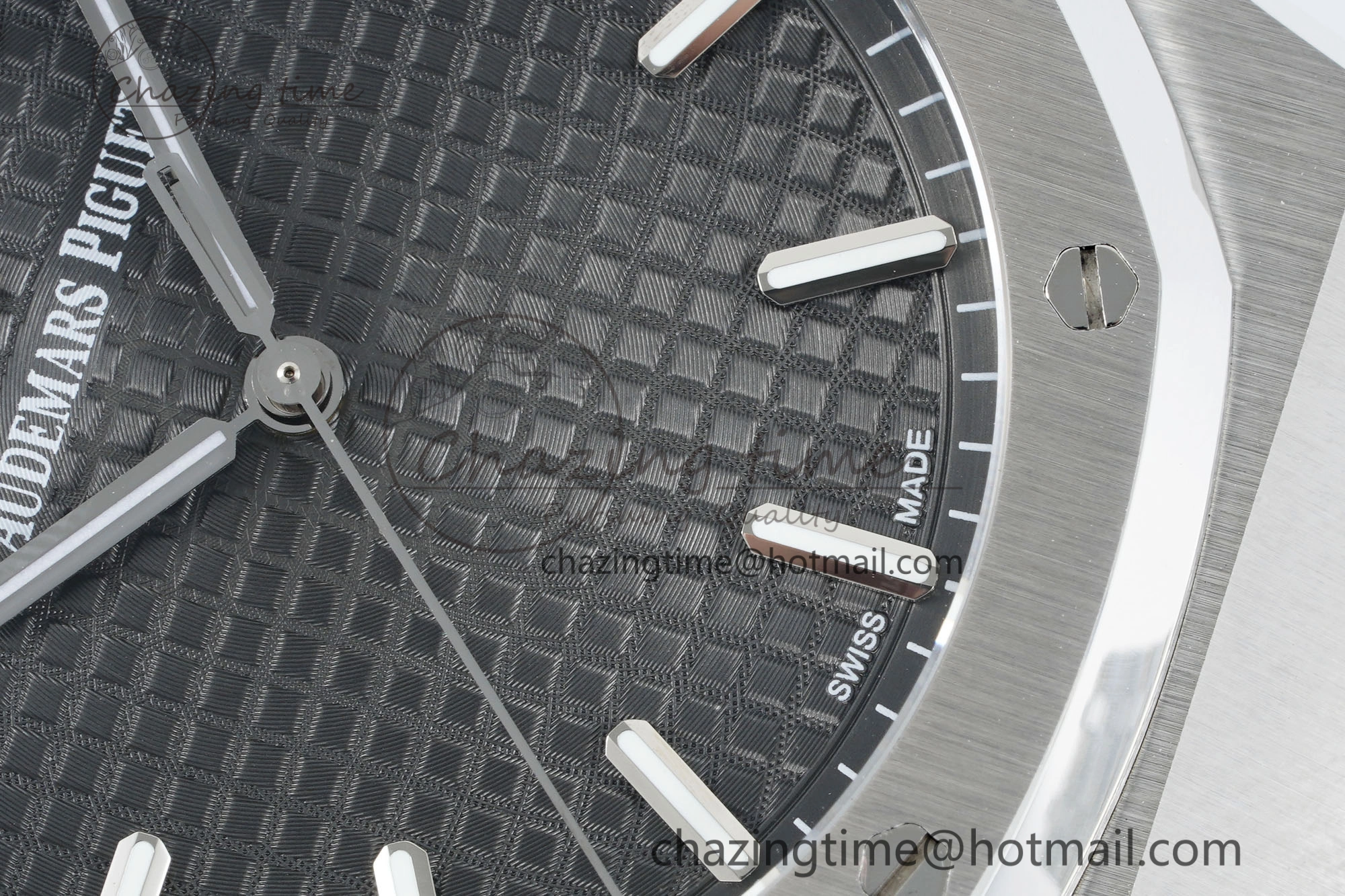 Royal Oak 41mm 15500 SS IPF 1:1 Best Edition Gray Textured Dial on SS Bracelet SA4302 Super Clone GoodFit 4690