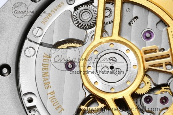 Royal Oak 41mm 15500 SS IPF 1:1 Best Edition Gray Textured Dial on SS Bracelet SA4302 Super Clone GoodFit 4690