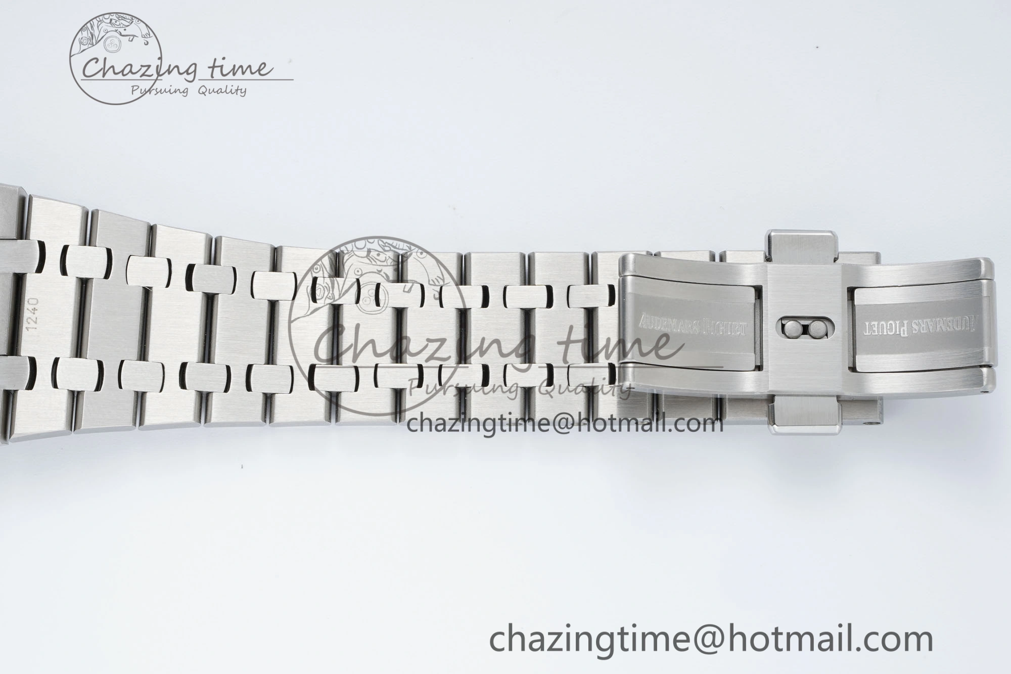 Royal Oak 41mm 15500 SS IPF 1:1 Best Edition Gray Textured Dial on SS Bracelet SA4302 Super Clone GoodFit 4690