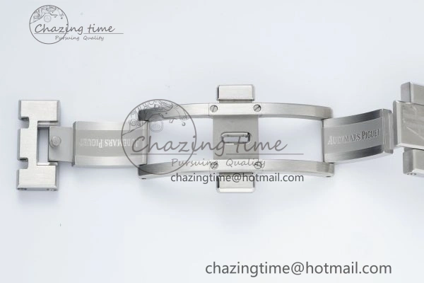 Royal Oak 41mm 15500 SS IPF 1:1 Best Edition Gray Textured Dial on SS Bracelet SA4302 Super Clone GoodFit 4690