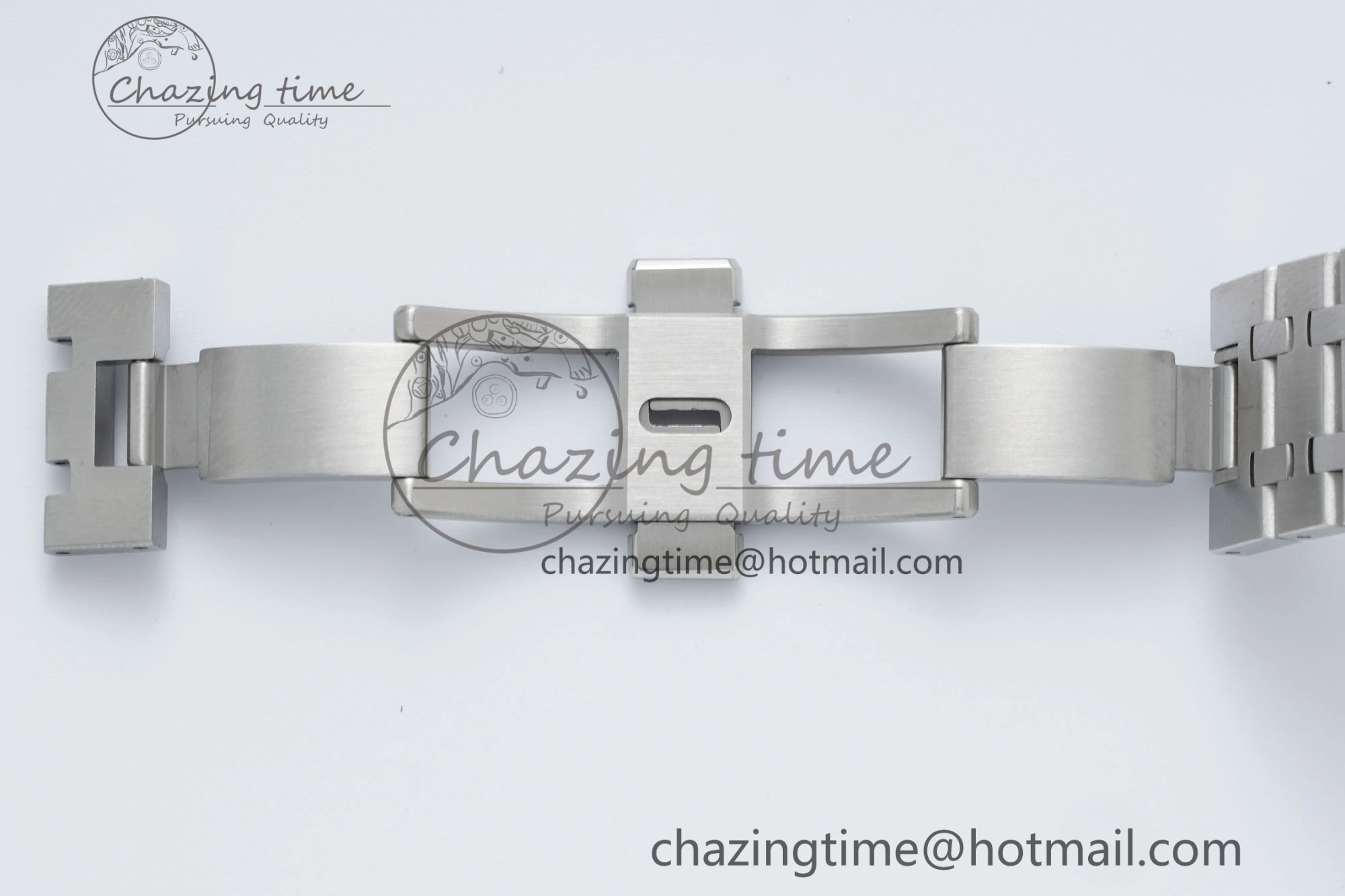 Royal Oak 41mm 15500 SS IPF 1:1 Best Edition Gray Textured Dial on SS Bracelet SA4302 Super Clone GoodFit 4690