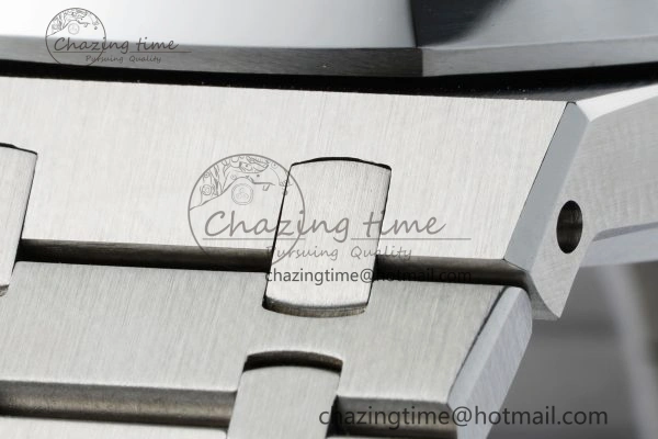 Royal Oak 41mm 15500 SS IPF 1:1 Best Edition Gray Textured Dial on SS Bracelet SA4302 Super Clone GoodFit 4690