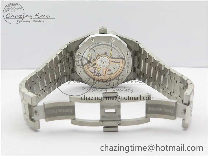 Royal Oak 41mm 15500 SS OMF Best Edition Blue Textured Dial on SS Bracelet A Unisex 4854