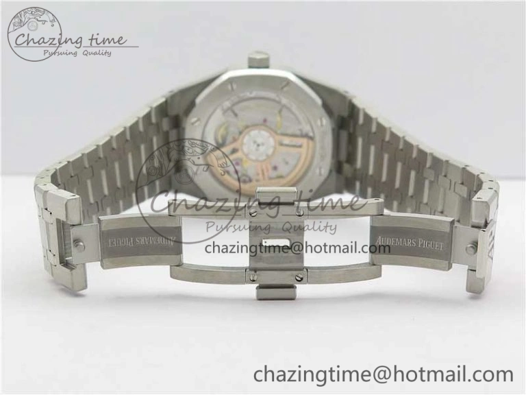 Royal Oak 41mm 15500 SS OMF Best Edition Blue Textured Dial on SS Bracelet A Unisex 4854