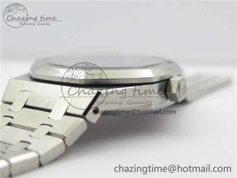 Royal Oak 41mm 15500 SS OMF Best Edition Blue Textured Dial on SS Bracelet A Unisex 4854
