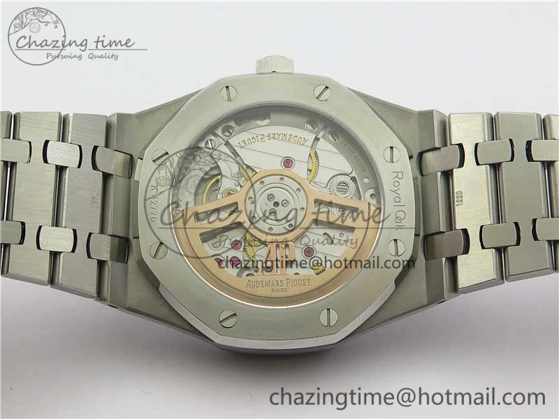 Royal Oak 41mm 15500 SS OMF Best Edition Blue Textured Dial on SS Bracelet A Unisex 4854