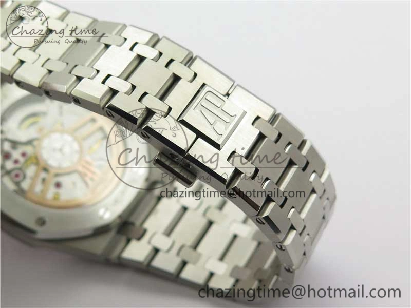 Royal Oak 41mm 15500 SS OMF Best Edition Gray Textured Dial on SS Bracelet A DailyWear 4855