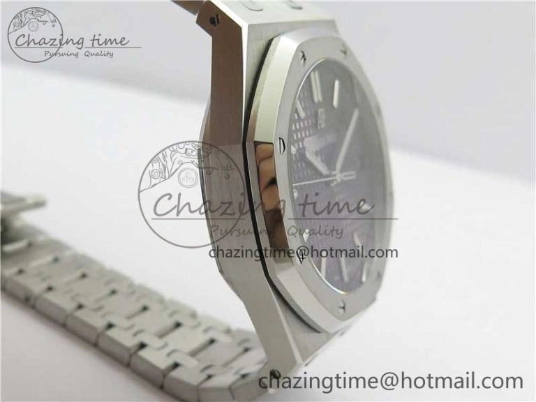 Royal Oak 41mm 15500 SS OMF Best Edition Gray Textured Dial on SS Bracelet A DailyWear 4855