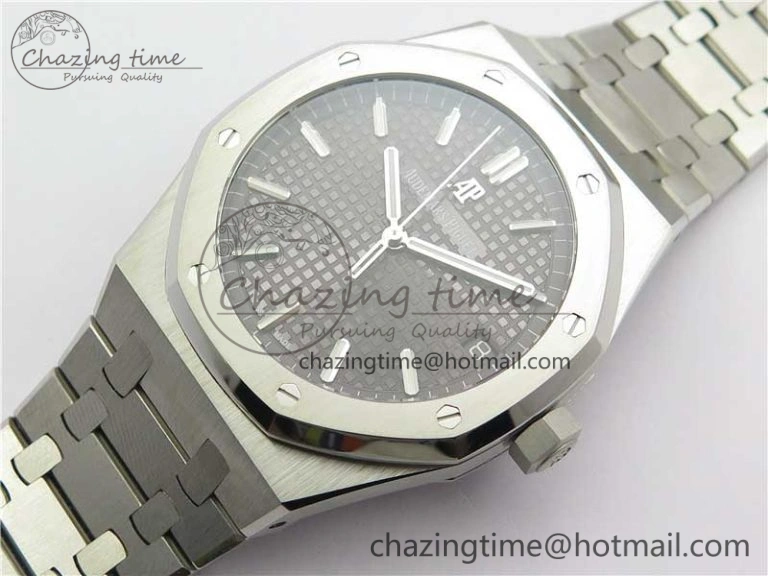 Royal Oak 41mm 15500 SS OMF Best Edition Gray Textured Dial on SS Bracelet A DailyWear 4855