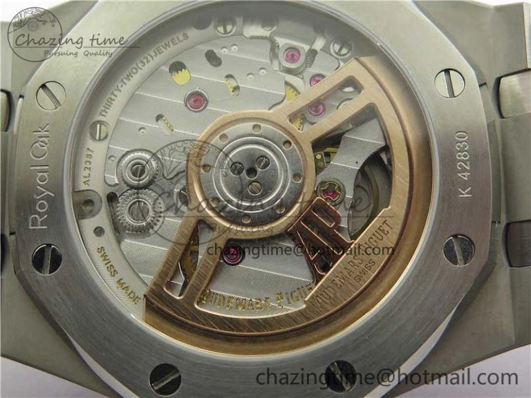 Royal Oak 41mm 15500 SS OMF Best Edition Gray Textured Dial on SS Bracelet A DailyWear 4855