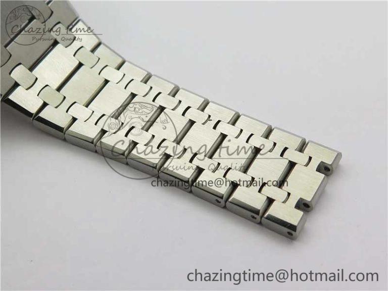 Royal Oak 41mm 15500 SS OMF Best Edition Gray Textured Dial on SS Bracelet A DailyWear 4855