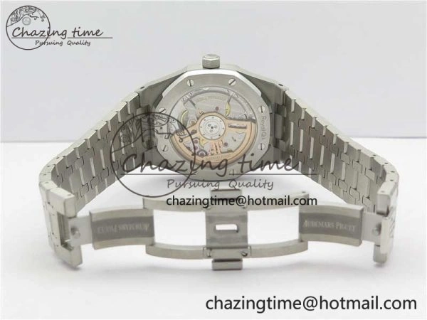 EyeCatching Royal Oak 41mm 15500 SS OMF Best Edition White Textured Dial on SS Bracelet A 4857