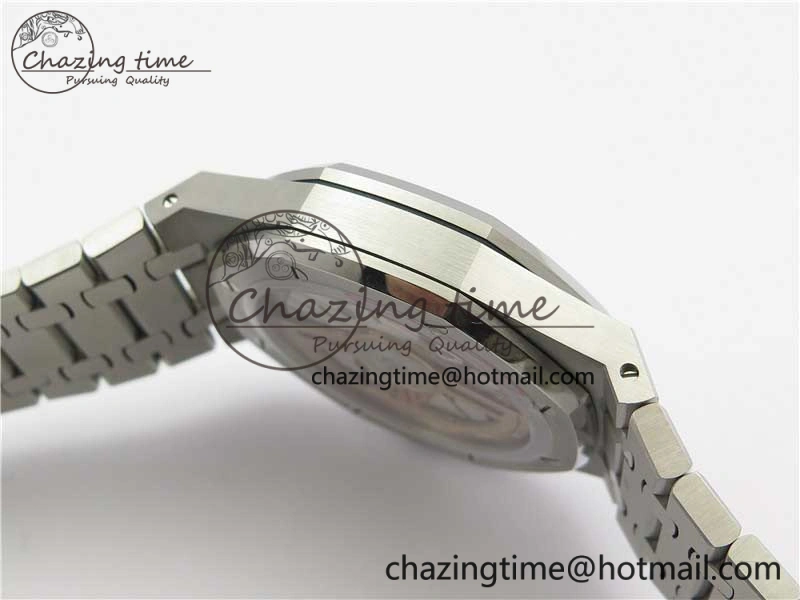 EyeCatching Royal Oak 41mm 15500 SS OMF Best Edition White Textured Dial on SS Bracelet A 4857