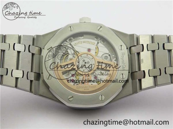 EyeCatching Royal Oak 41mm 15500 SS OMF Best Edition White Textured Dial on SS Bracelet A 4857
