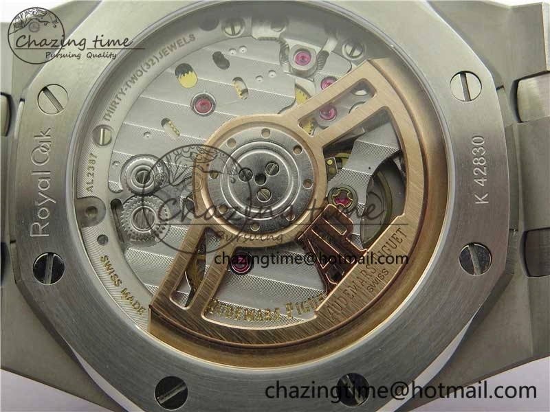 EyeCatching Royal Oak 41mm 15500 SS OMF Best Edition White Textured Dial on SS Bracelet A 4857