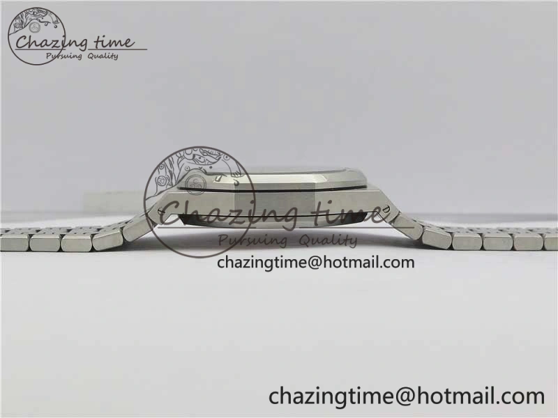 EyeCatching Royal Oak 41mm 15500 SS OMF Best Edition White Textured Dial on SS Bracelet A 4857